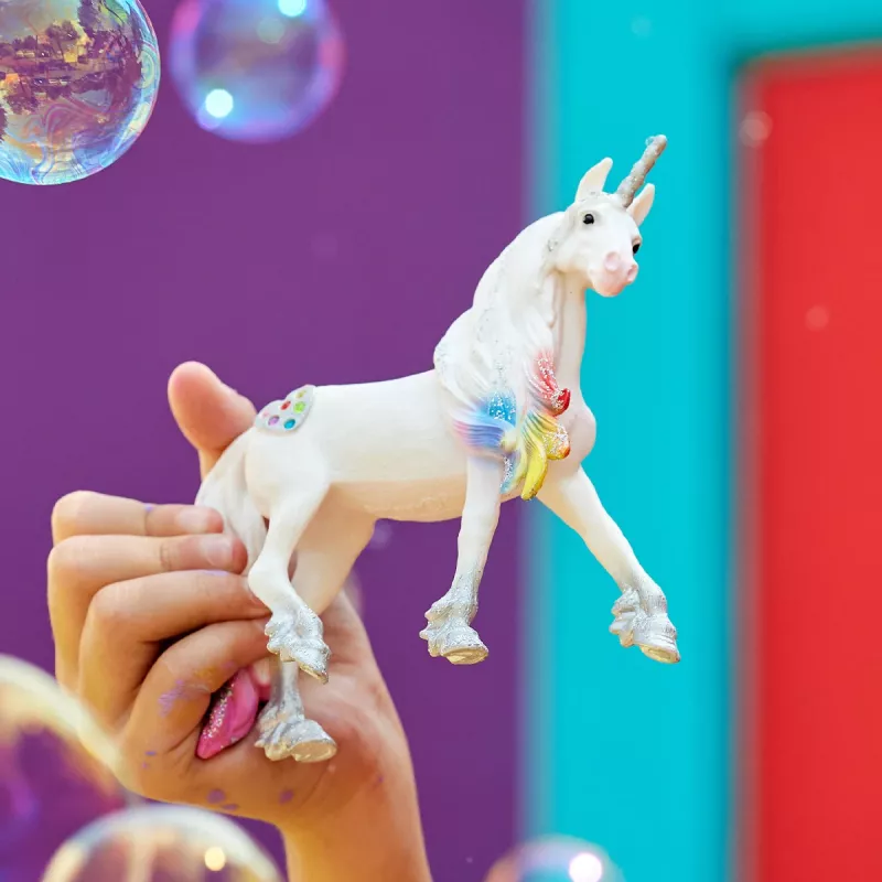 schleich BAYALA Garanhão unicórnio do amor arco-íris, 5 ano(s), Unicórnio / Pégaso, Unicórnios & Fadas, Multicolor, Plástico
