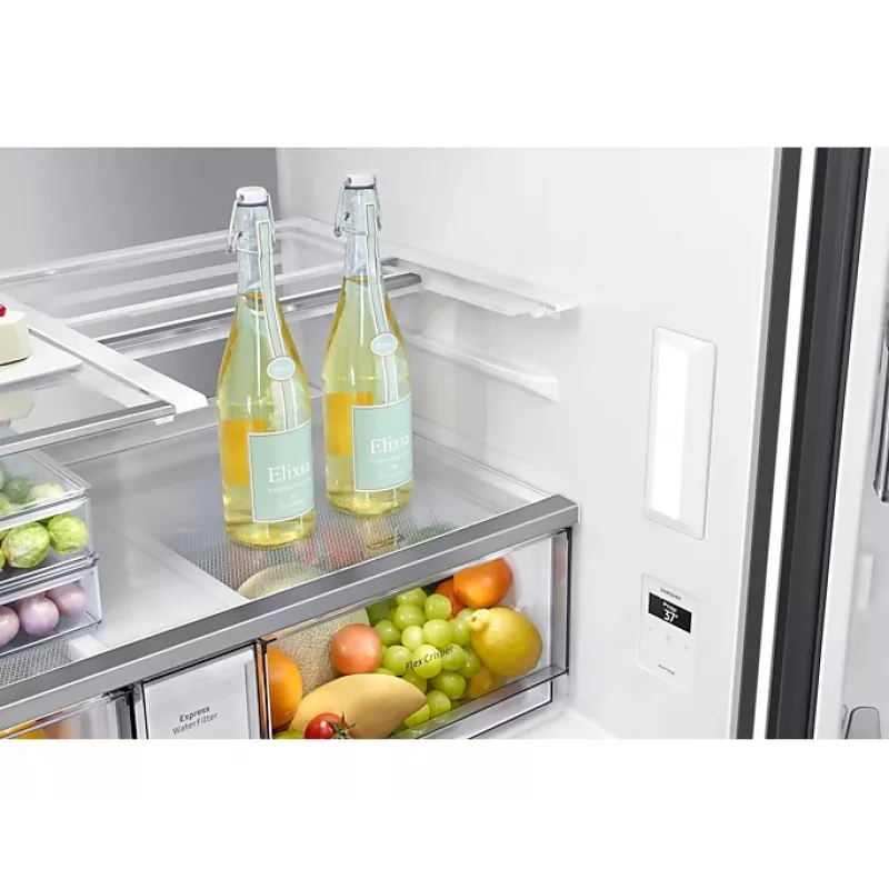 Frigorífico side-by-side Samsung RF65A96768A, independente, 647 L, branco