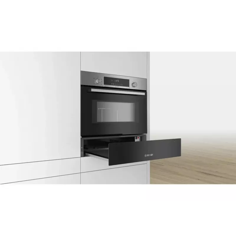 Gaveta de aquecimento Bosch Serie 6 BIC510NB0, 23 L, 14 serviços, 400 W, preta