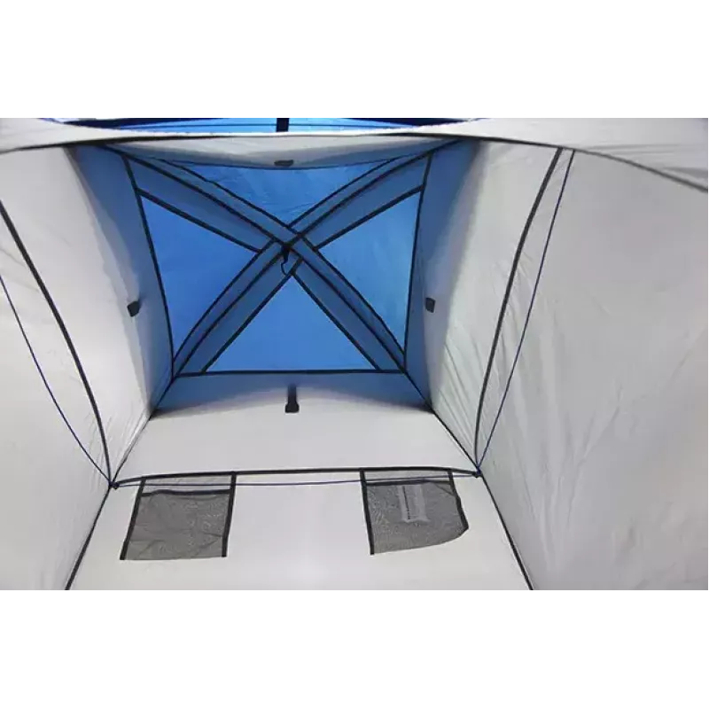 Tenda High Peak Lido, impermeável, 100 cm, azul, cinzento, 2 bolsas, fibra de vidro