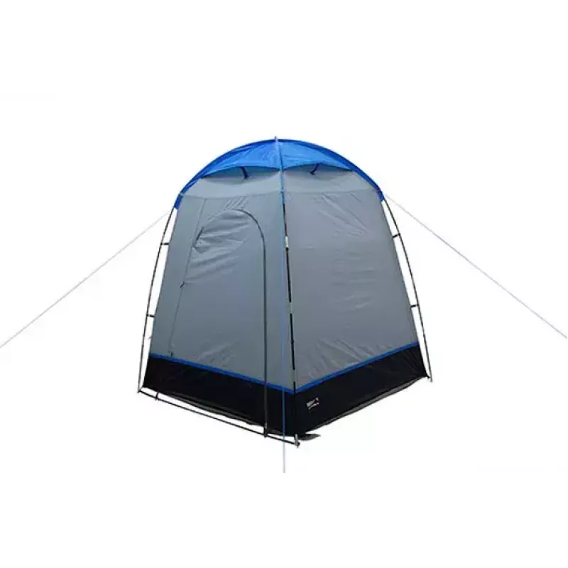 Tenda High Peak Lido, impermeável, 100 cm, azul, cinzento, 2 bolsas, fibra de vidro