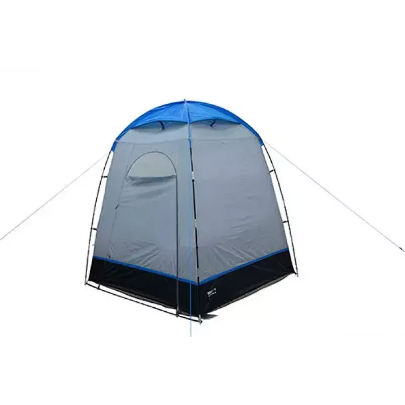 Tenda High Peak Lido, impermeável, 100 cm, azul, cinzento, 2 bolsas, fibra de vidro