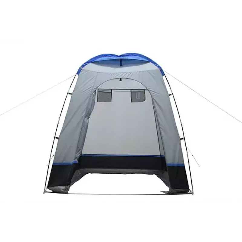 Tenda High Peak Lido, impermeável, 100 cm, azul, cinzento, 2 bolsas, fibra de vidro