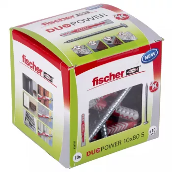 Bucha de expansão Fischer DUOPOWER 10 x 80 S LD