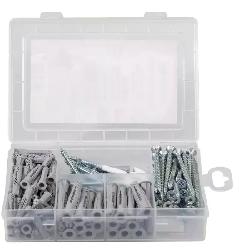 Conjunto de parafusos e buchas Fischer MEISTER-BOX UX 75 unid.