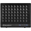 Caixa de computador SilverStone SUGO SG13 Mini-D preta