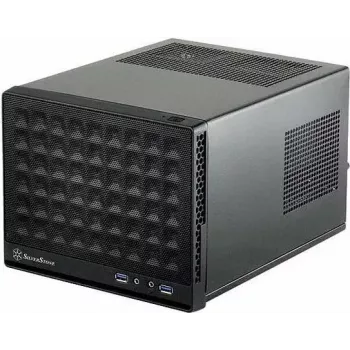 Caixa de computador SilverStone SUGO SG13 Mini-D preta