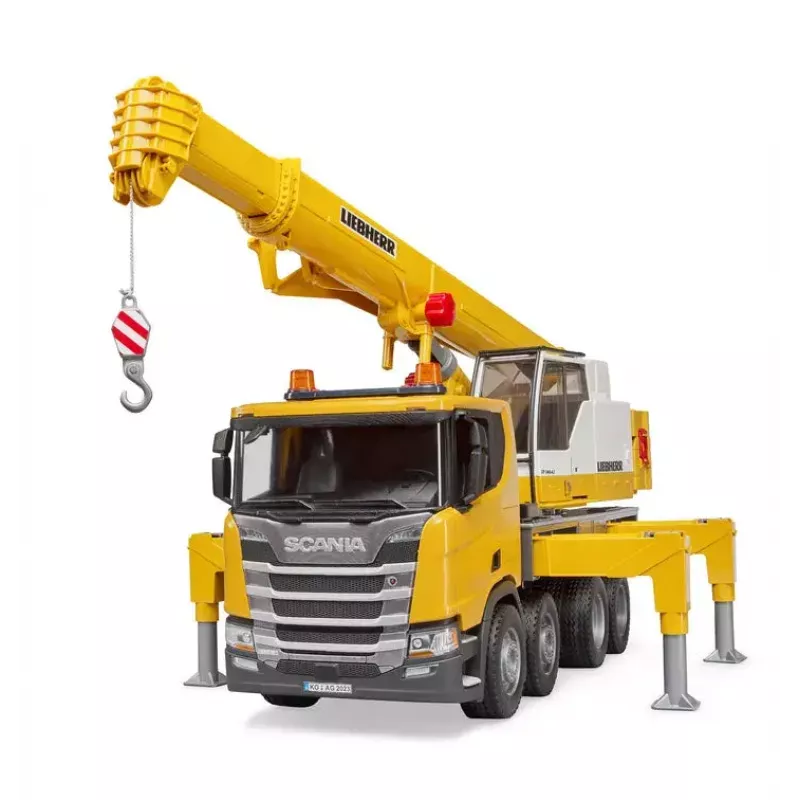 Camião grua BRUDER SCANIA Super 560R Liebherr Camião grua