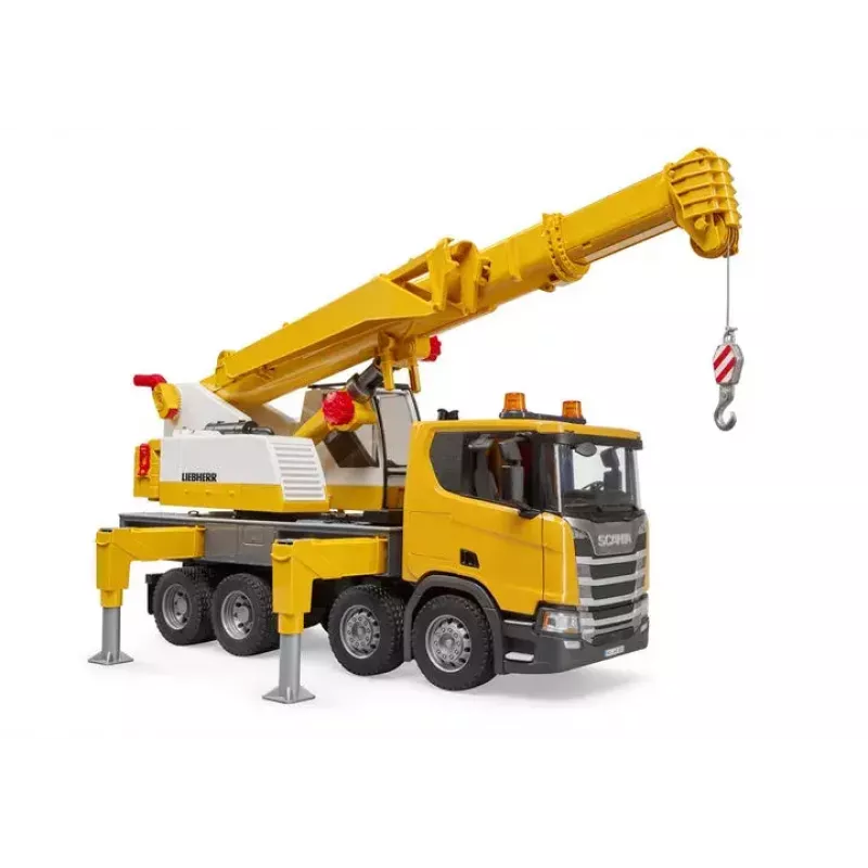 Camião grua BRUDER SCANIA Super 560R Liebherr Camião grua