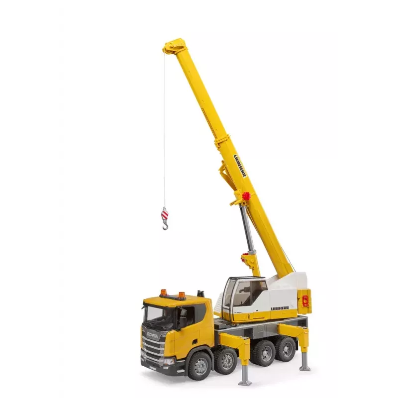 Camião grua BRUDER SCANIA Super 560R Liebherr Camião grua