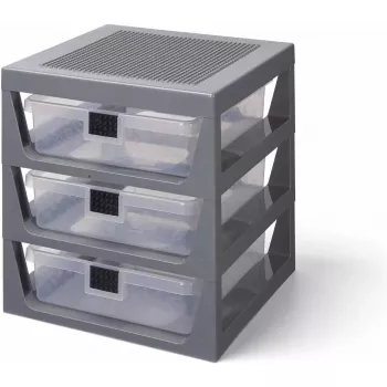Conjunto de gavetas Room Copenhagen 40950003 caixa de arrumação cinzenta para gavetas