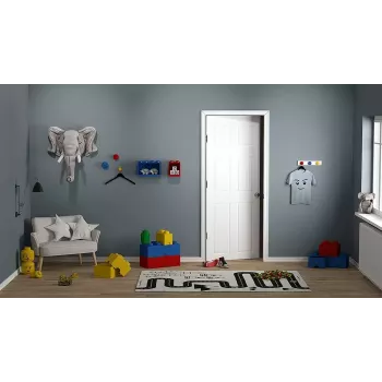 Prateleira Room Copenhagen LEGO Brick Shelf 8+4 Vermelha, 2 prateleiras