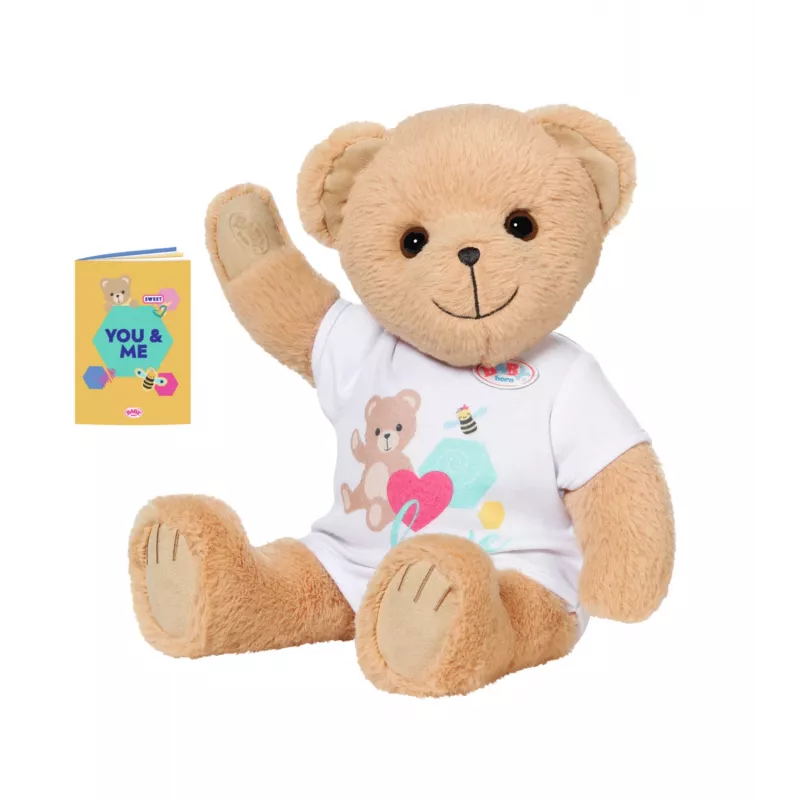 Urso de peluche BABY born Urso branco 0 a 12 anos