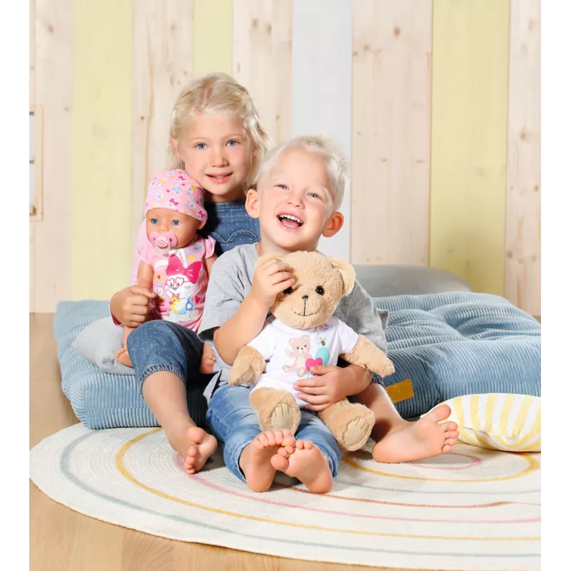 Urso de peluche BABY born Urso branco 0 a 12 anos