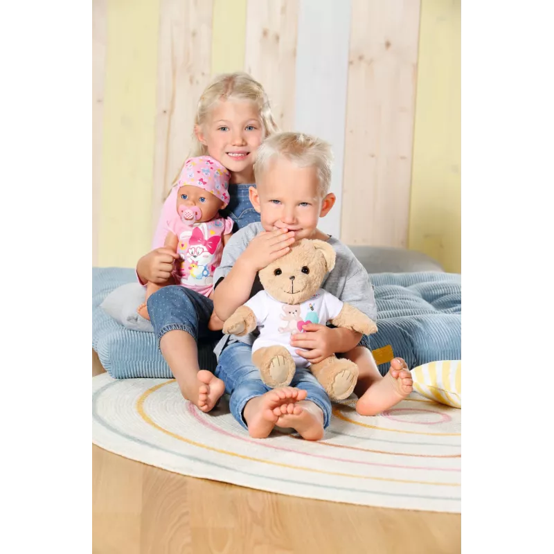 Urso de peluche BABY born Urso branco 0 a 12 anos