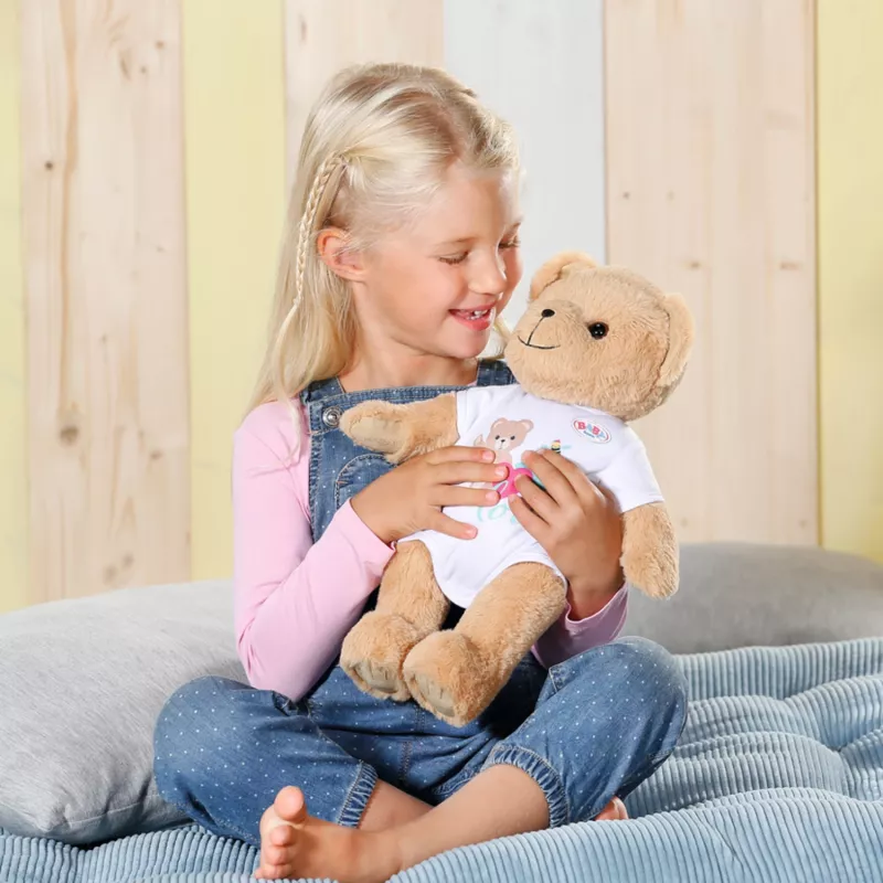 Urso de peluche BABY born Urso branco 0 a 12 anos