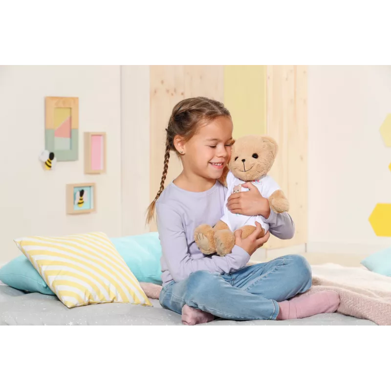 Urso de peluche BABY born Urso branco 0 a 12 anos