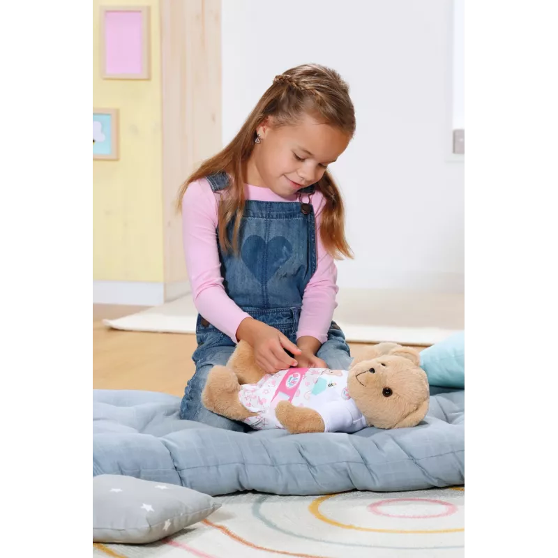 Urso de peluche BABY born Urso branco 0 a 12 anos