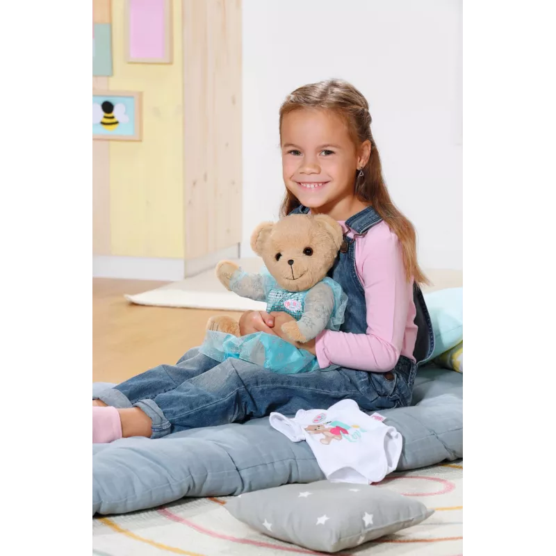 Urso de peluche BABY born Urso branco 0 a 12 anos