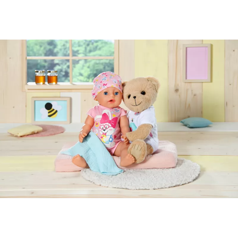 Urso de peluche BABY born Urso branco 0 a 12 anos