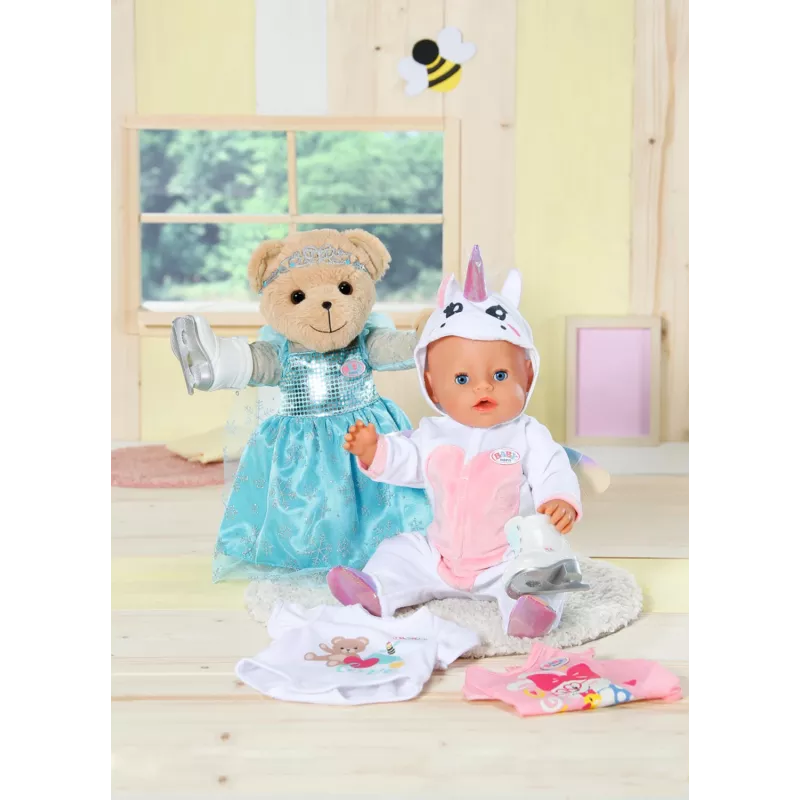 Urso de peluche BABY born Urso branco 0 a 12 anos