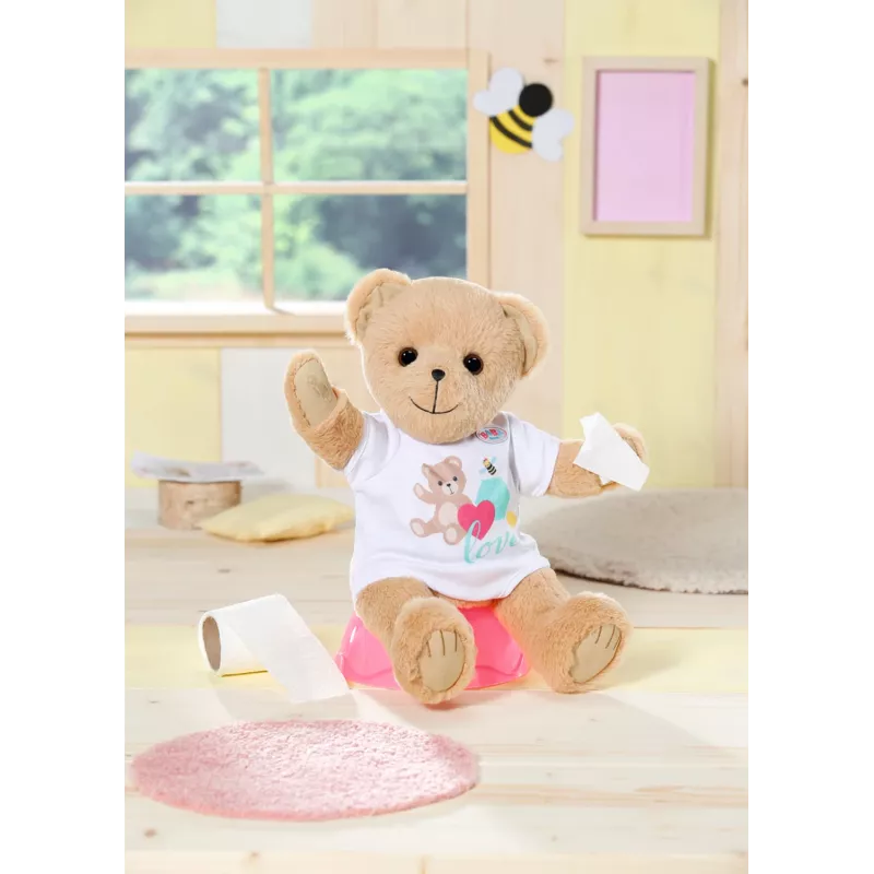 Urso de peluche BABY born Urso branco 0 a 12 anos