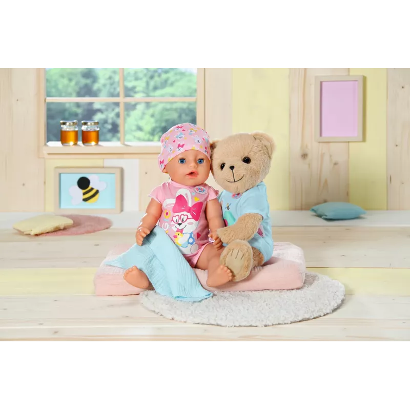 Urso BABY born azul