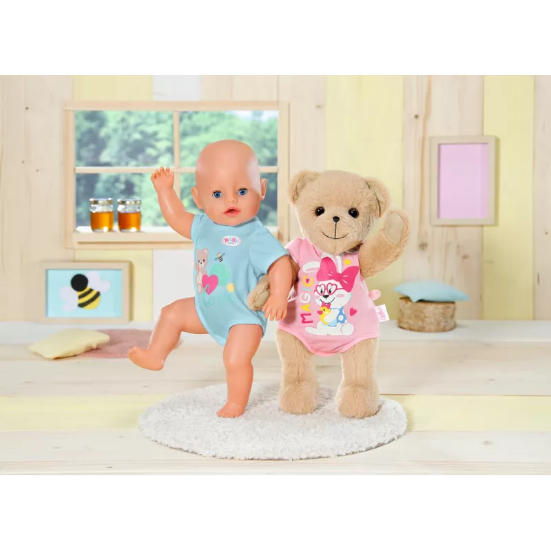 Urso BABY born azul
