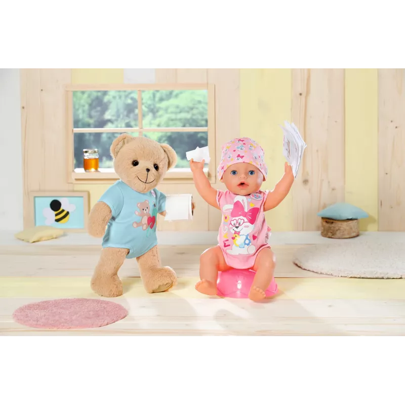 Urso BABY born azul