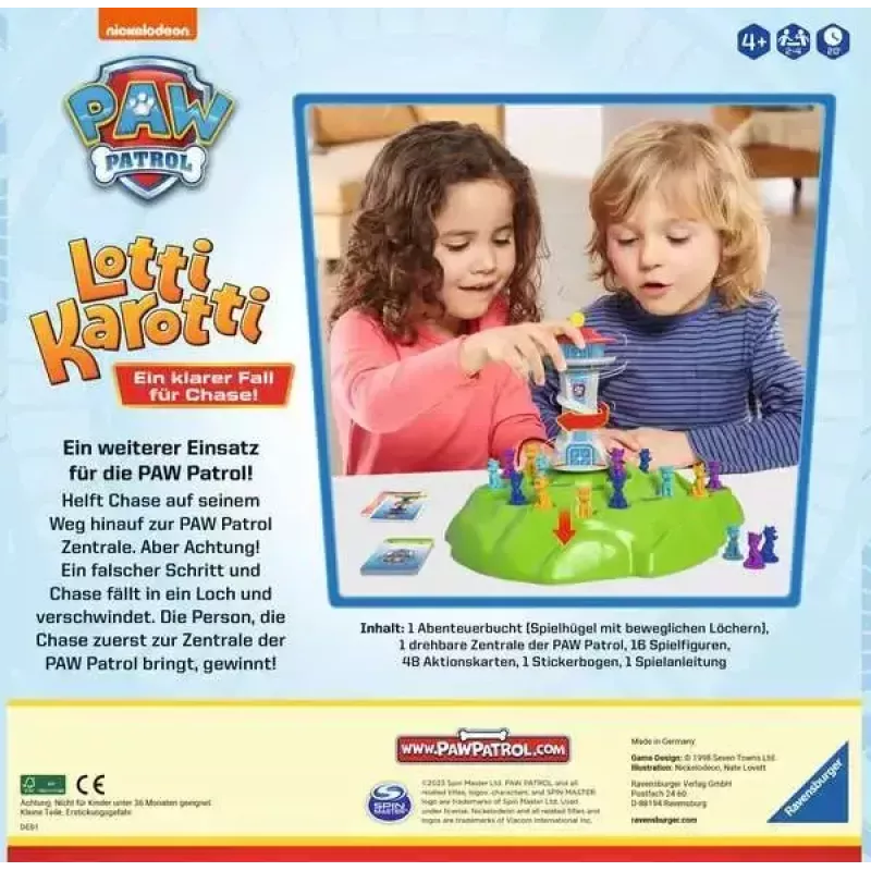 Ravensburger 22372 Jogo de família 20 min. 4 anos