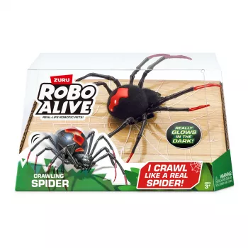 Robo Alive Aranha rastejante brilhante no escuro brinquedo robô ZURU