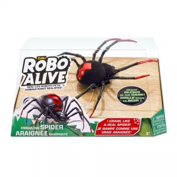 Robo Alive Aranha rastejante brilhante no escuro brinquedo robô ZURU