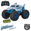 Monster Jam, oficial Megalodon STORM Monster Truck todo-o-terreno telecomandado, escala 1:15