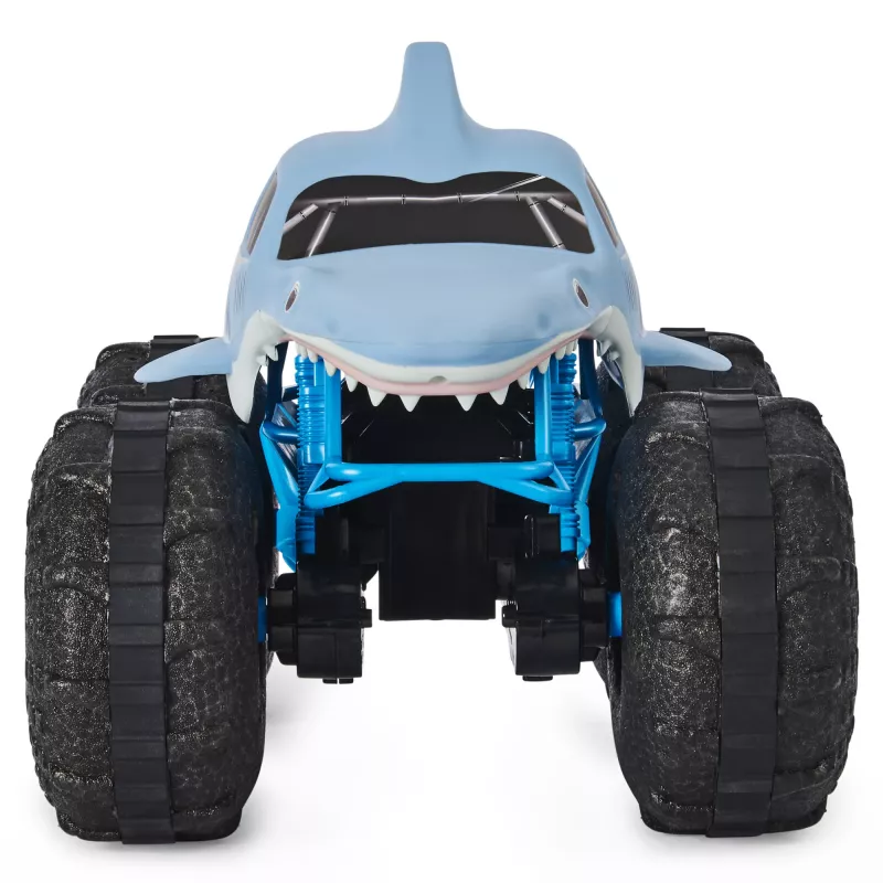Monster Jam, oficial Megalodon STORM Monster Truck todo-o-terreno telecomandado, escala 1:15