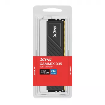 DIMM 8 GB DDR4-3600, Memória preto, AX4U36008G18I-SBKD35, XPG GAMMIX D35, INTEL XMP