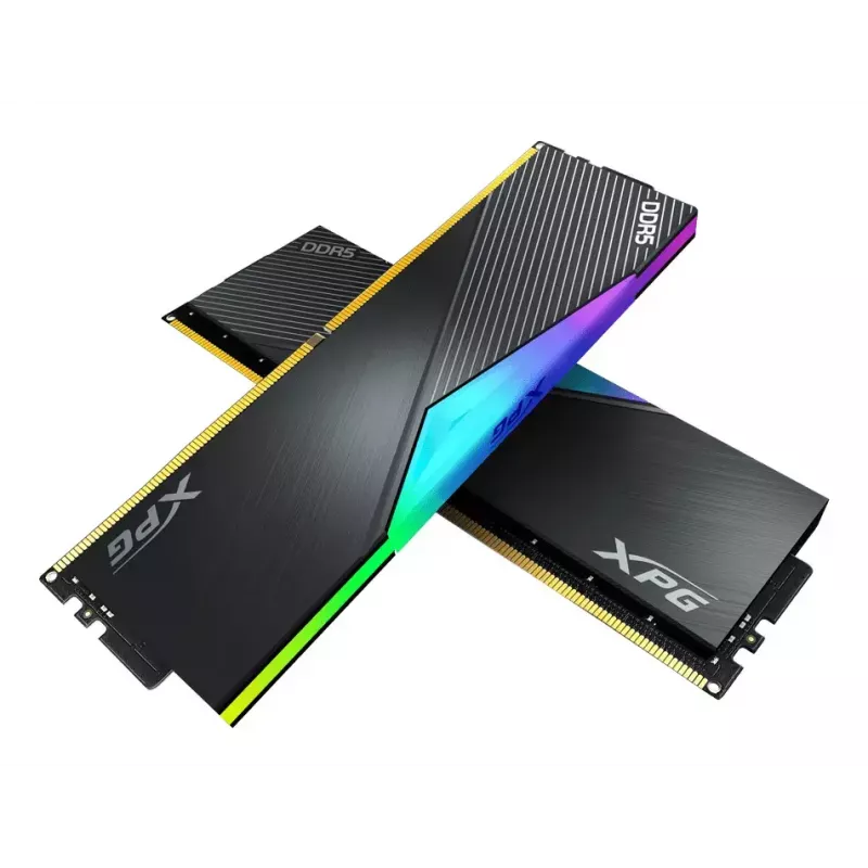 ADATA DIMM 64 GB DDR5-6400 (2x 32 GB) Dual-Kit (preto, AX5U6400C3232G-DCLARBK, Lancer RGB, INTEL XMP) - 64 GB - DDR5