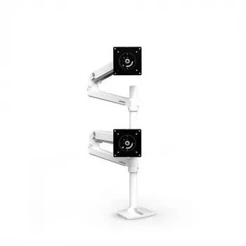 ERGOTRON LX Braço de empilhamento duplo, coluna alta (branco)