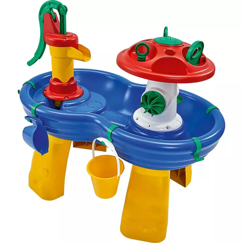 Mesa de água Simba‑Dickie Aquaplay modelo 8700001595 para brincadeiras com água ao ar livre