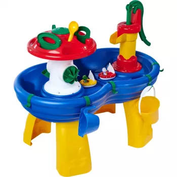Mesa de água Simba‑Dickie Aquaplay modelo 8700001595 para brincadeiras com água ao ar livre