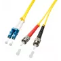 Lindy 2m cabo de fibra ótica InfiniBand LC/ST multicolor, amarelo