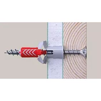 Parafuso Fischer 670501 – parafuso para madeira em aço 100 mm, 6 mm diâmetro, 60 mm rosca, embalagem de 25 unid.