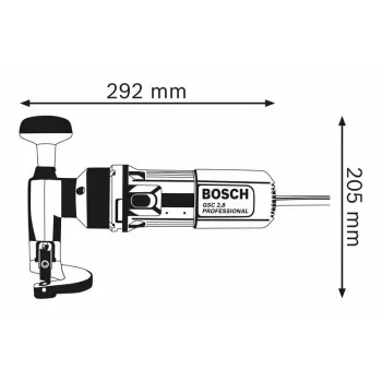 Bosch 0 601 506 103 tesoura elétrica/roedor 2400 golpes/min 500 W