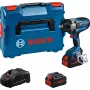 Bosch GDS 18V-1000 Professional BITURBO chave de impacto a bateria, 18 V, encaixe quadrado exterior de 1/2", 1000 Nm, 1750 rpm, 2 baterias ProCORE18V de 8,0 Ah, L-BOXX, azul/preto