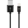 Cabo de carregamento e sincronização Goobay Lightning USB 1 m Lightning USB A CE MFi