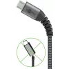 Cabo USB Wentronic 49282 USB 2.0 1 m Micro-USB B USB A preto cinzento