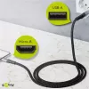 Cabo USB Wentronic 49282 USB 2.0 1 m Micro-USB B USB A preto cinzento