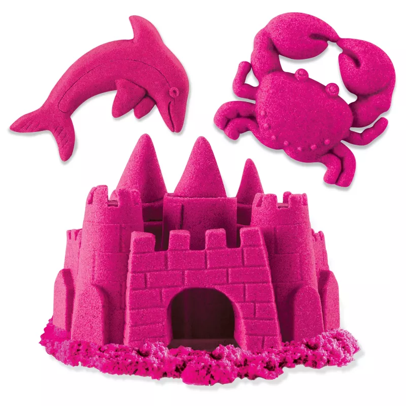 Kinetic Sand, 2 lbs areia cor-de-rosa, presentes de Páscoa, areia sensorial moldável para crianças, saco reutilizável (embalagem pode variar)
