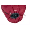 Saco-cama múmia High Peak Hyperion 1M nylon cinzento vermelho 210 cm