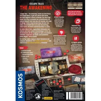 Kosmos Escape Tales: The Awakening jogo de tabuleiro dedução