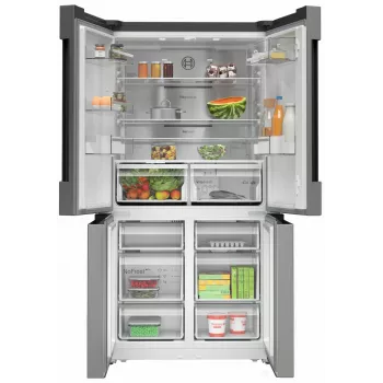 Frigorífico side-by-side Bosch Serie 4 KFN96APEA de instalação livre 605 l aço inoxidável